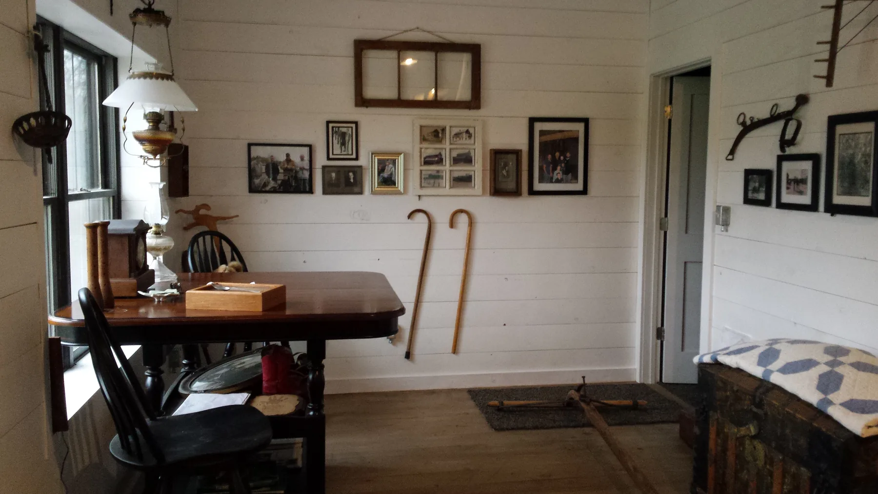 The Memories Room with family photographs and heirlooms