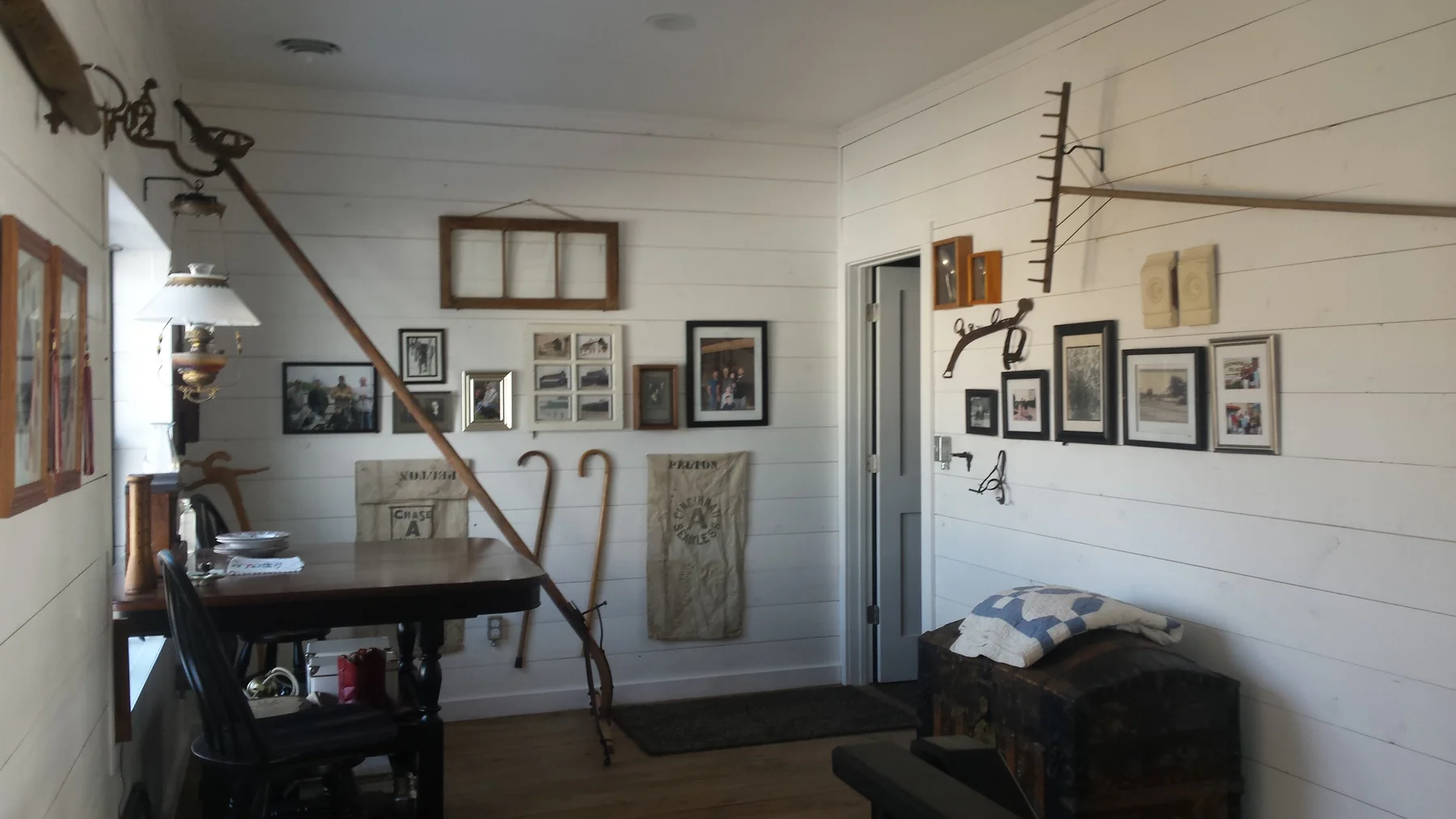 The Memories Room, with family photographs and heirlooms.