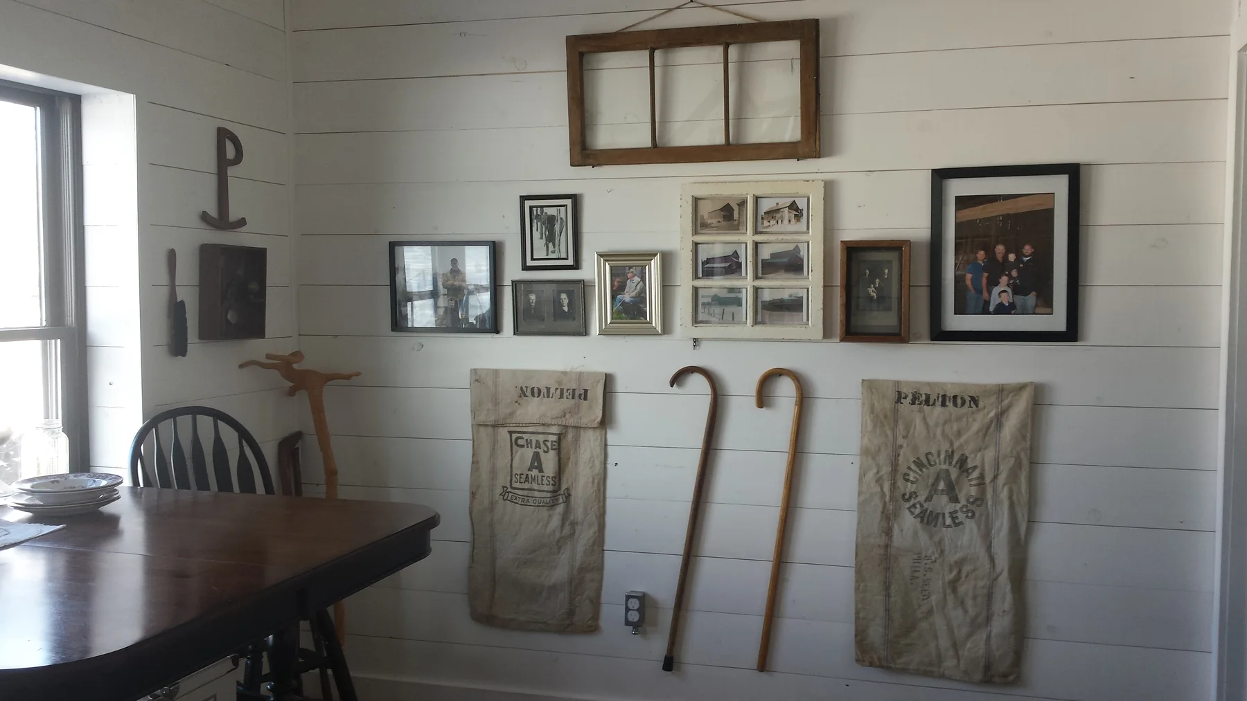 Family history displayed in the Memories Room.